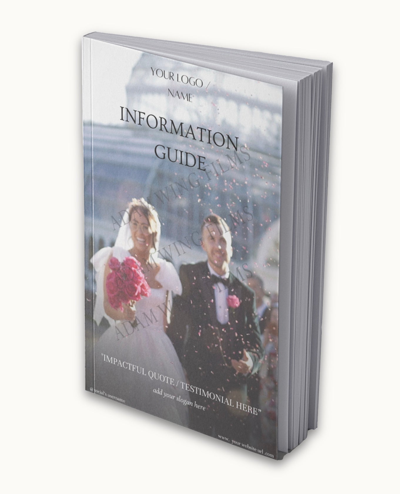 Pricing Guide Template - For Wedding Videographers